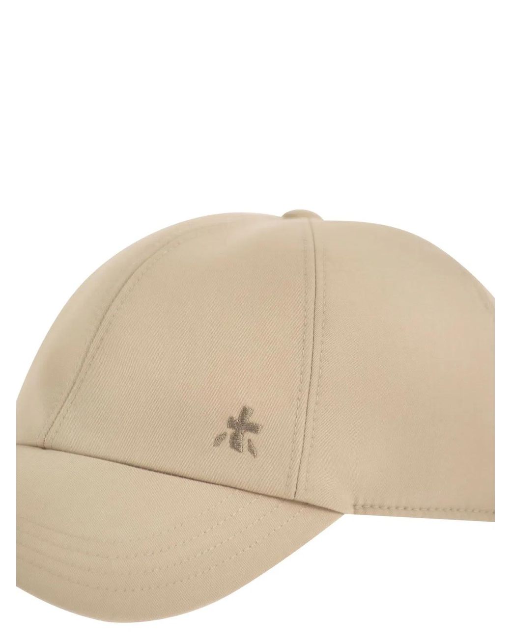 Premiata Natural Baseball Cap With Embroidered Logo