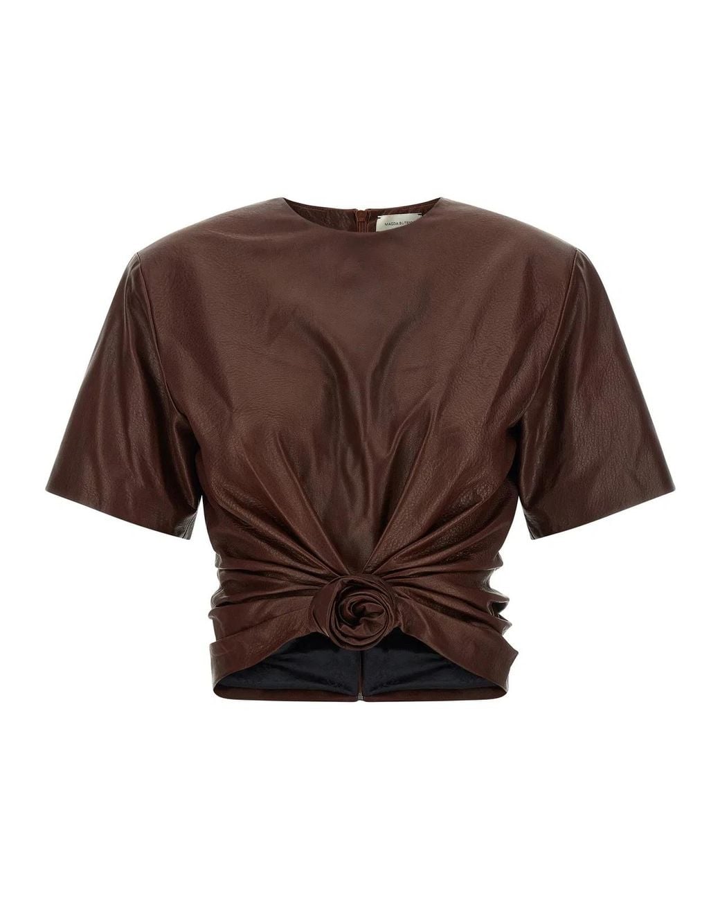 Magda Butrym Brown '15' T-Shirt