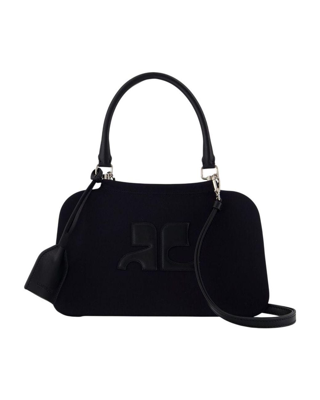 Courreges Black Courregès Small Shadow Purse