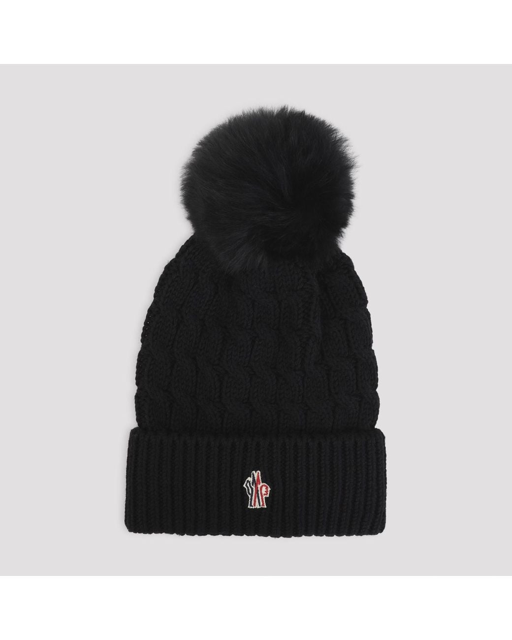 Moncler Black Wool Beanie