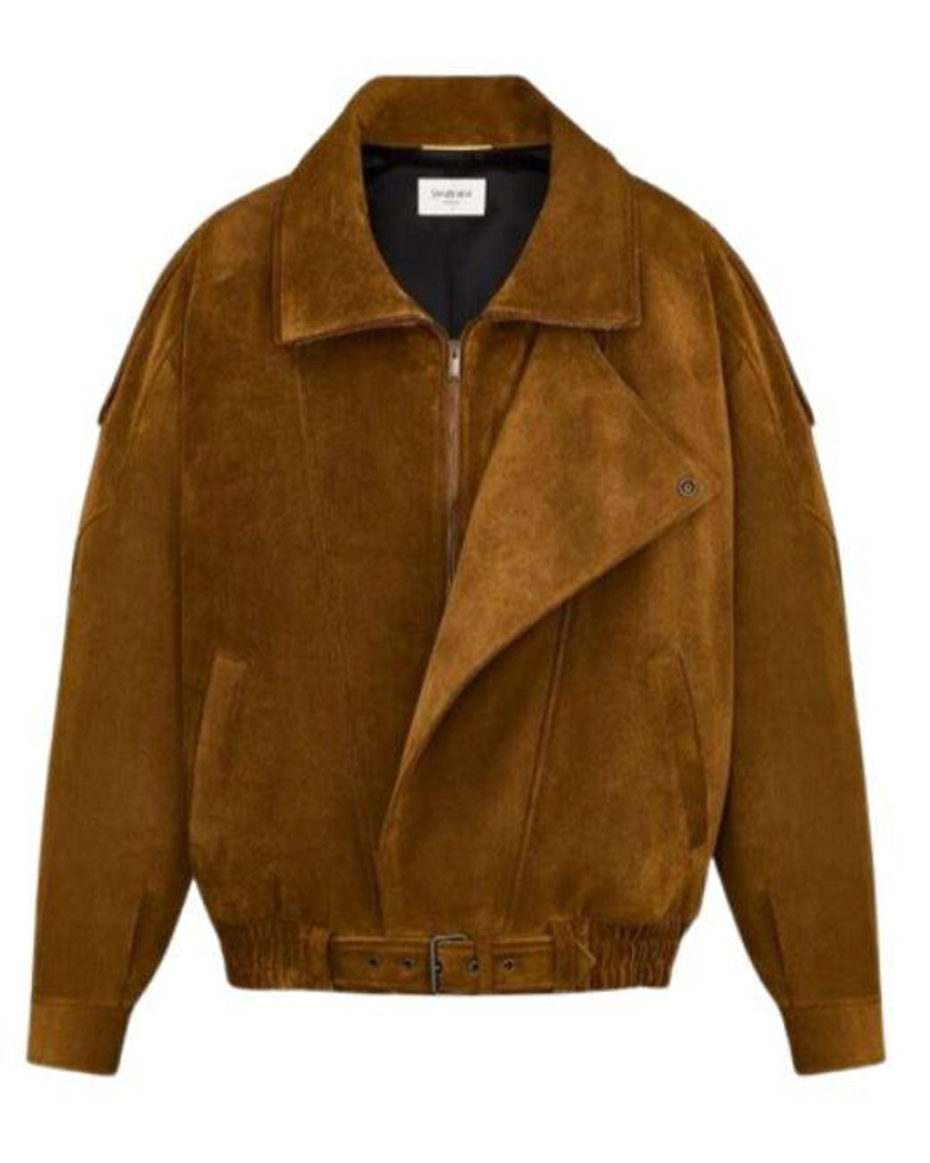 Saint Laurent Brown Walnut Cotton Jacket