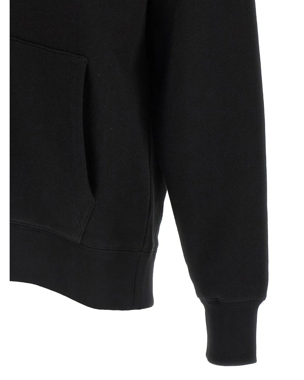 Valentino Garavani Black Hoodie Vg Patch for men