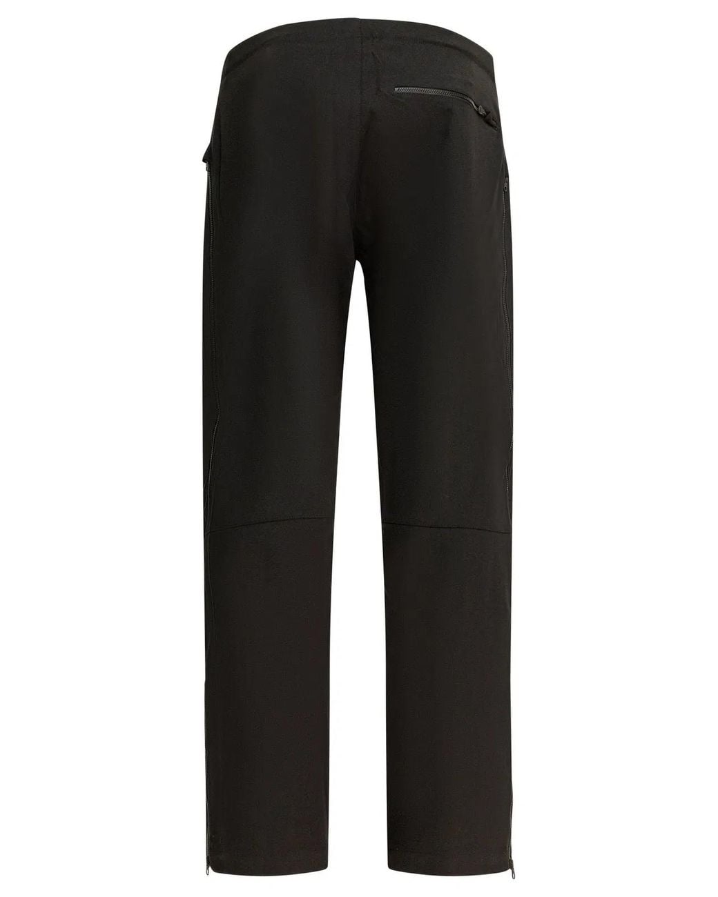 GR10K Black Wool Blend Trousers for men