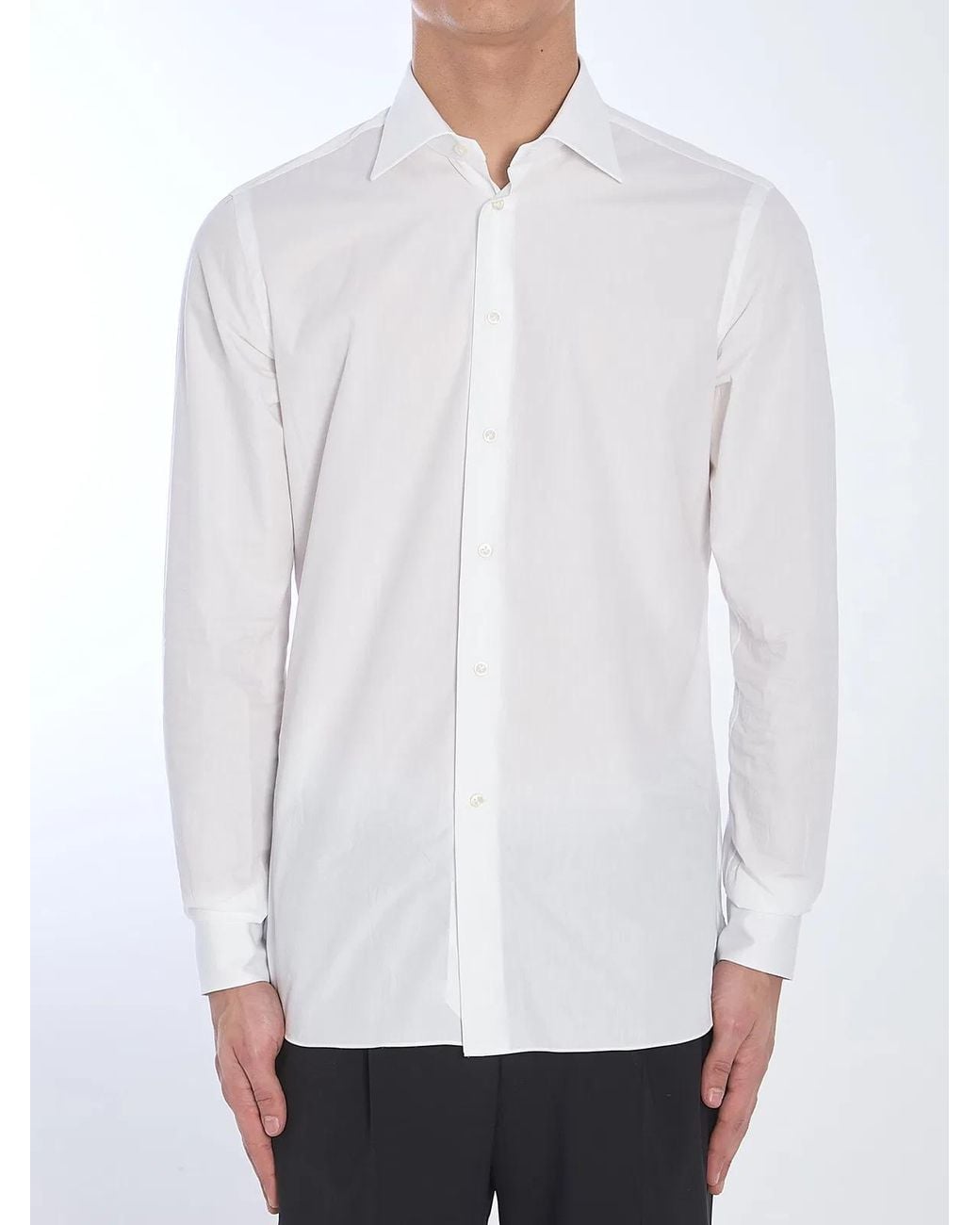 Borriello White Spaccanapoli Shirt for men