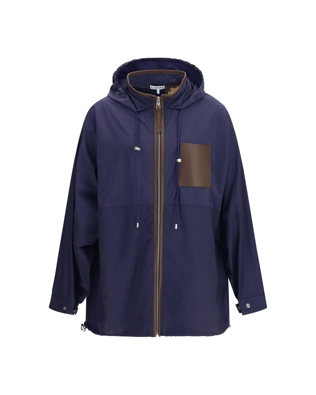 Loewe Blue Hooded Technical Fabric Jacket X Paula's Ibiza for men