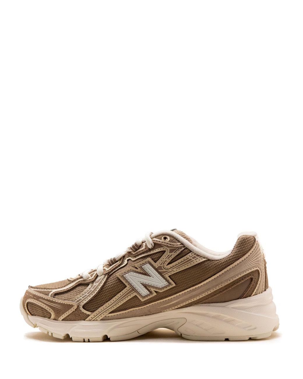 New Balance Brown Abzorb Mid-Cushion Sneakers With Quick Lacing for men