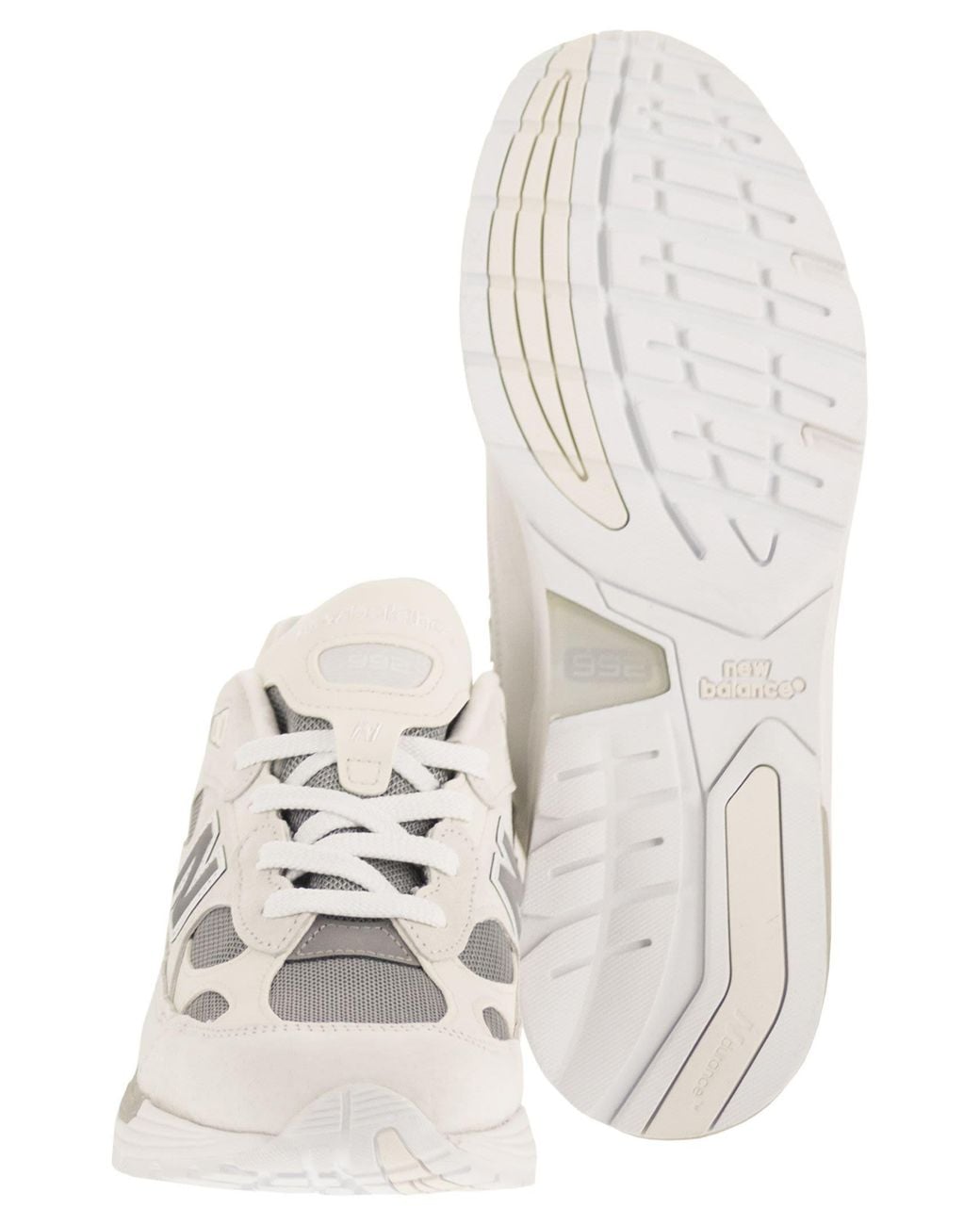 New Balance White 992