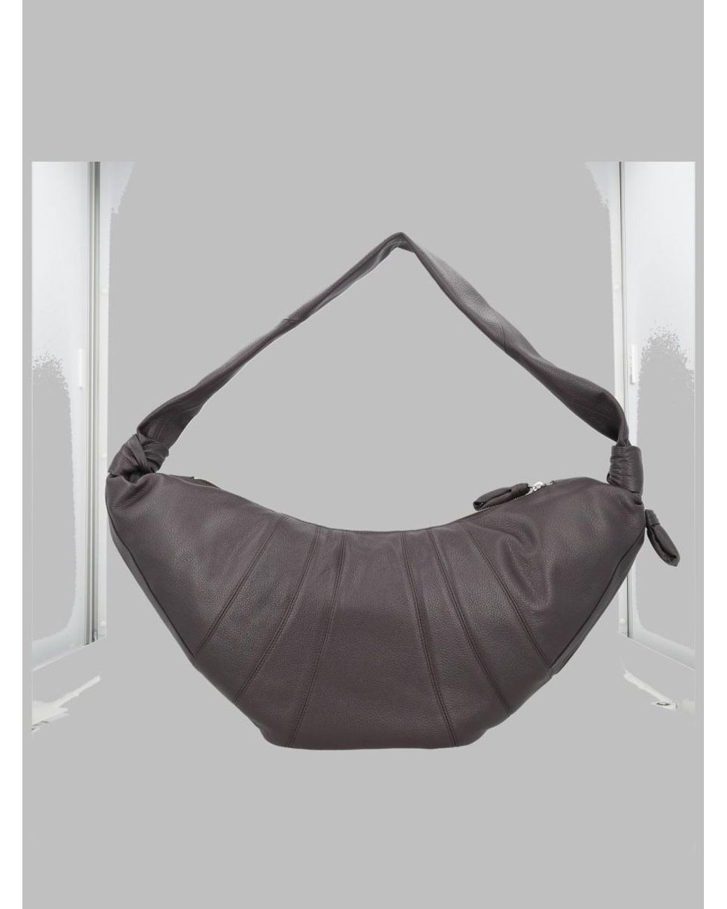 Lemaire Gray Mini Cow Leather Shoulder Bag