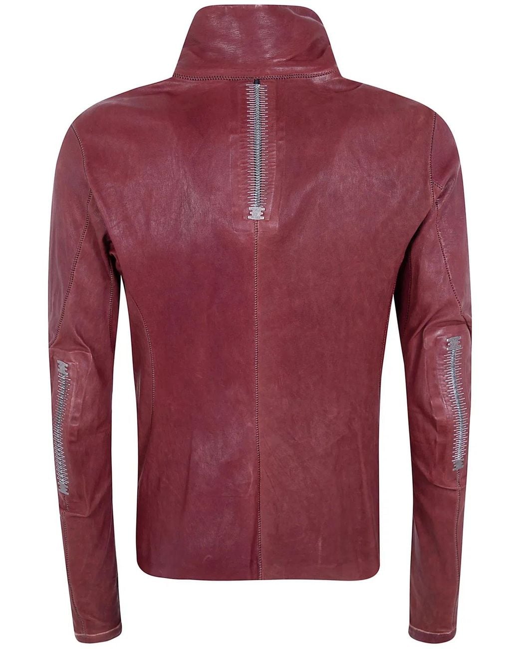 Isaac Sellam Red "Imparable" Nappa Stretch Jacket for men