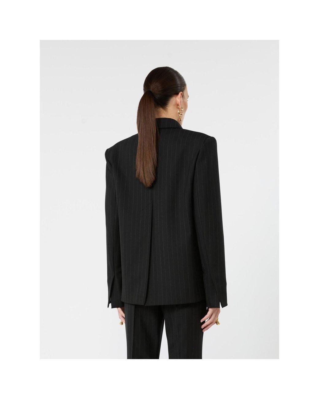 Max Mara Black Spxpalmas Jacket