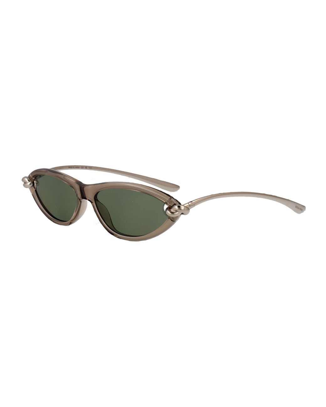 Bottega Veneta Green Injected Sunglasses