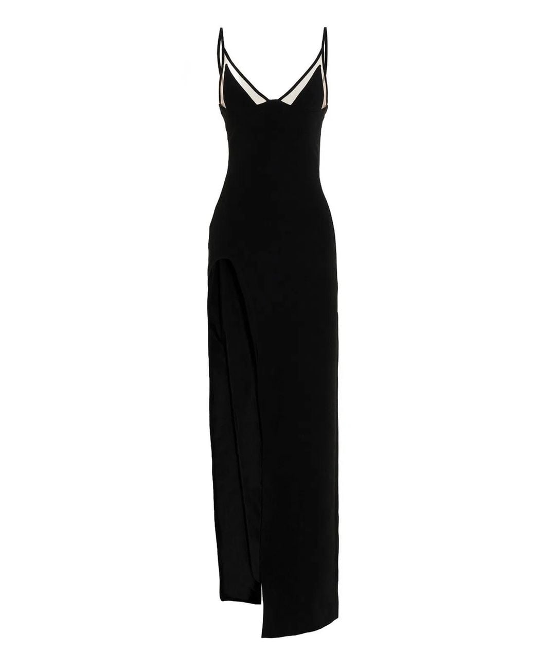 David Koma Black 'Open Leg Cami' Dress