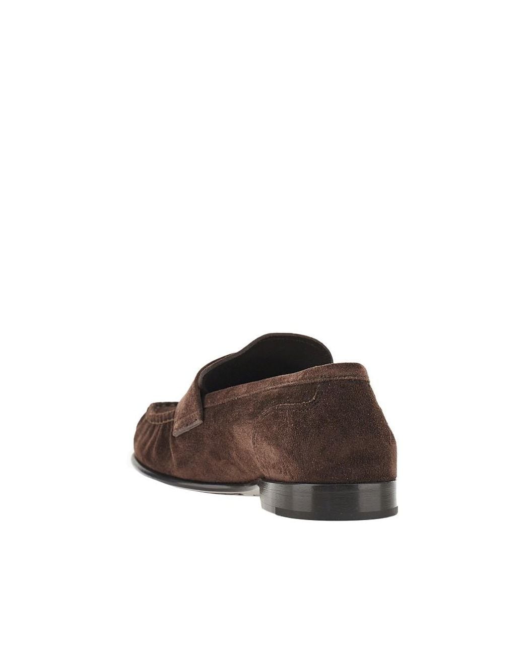 Jimmy Choo Brown Ellis Suede Leather Loafers