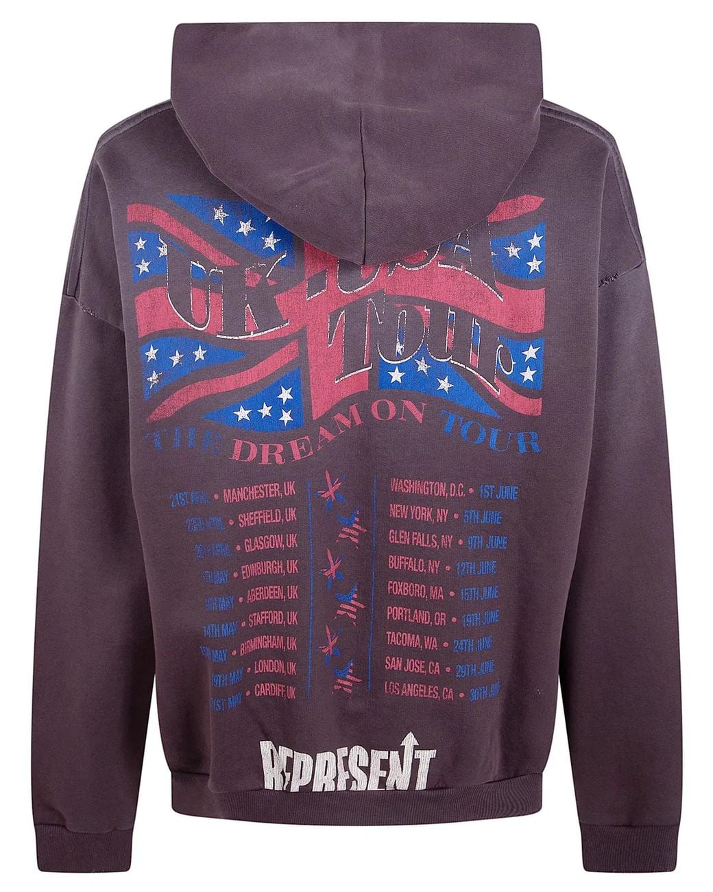 Represent Purple "Dream On Tour" Hoodie for men