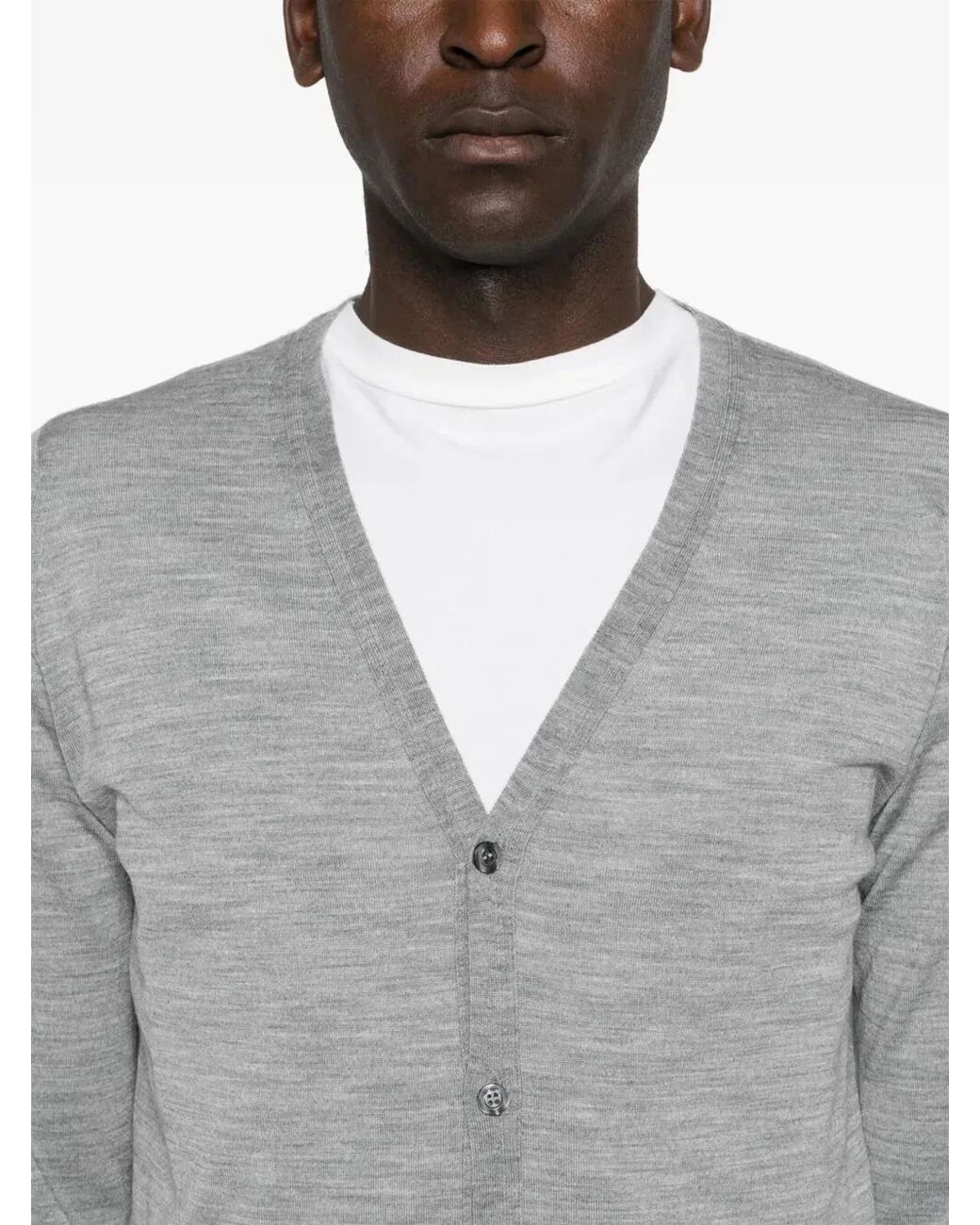 John Smedley Gray "Petworth" Turtle Neck for men