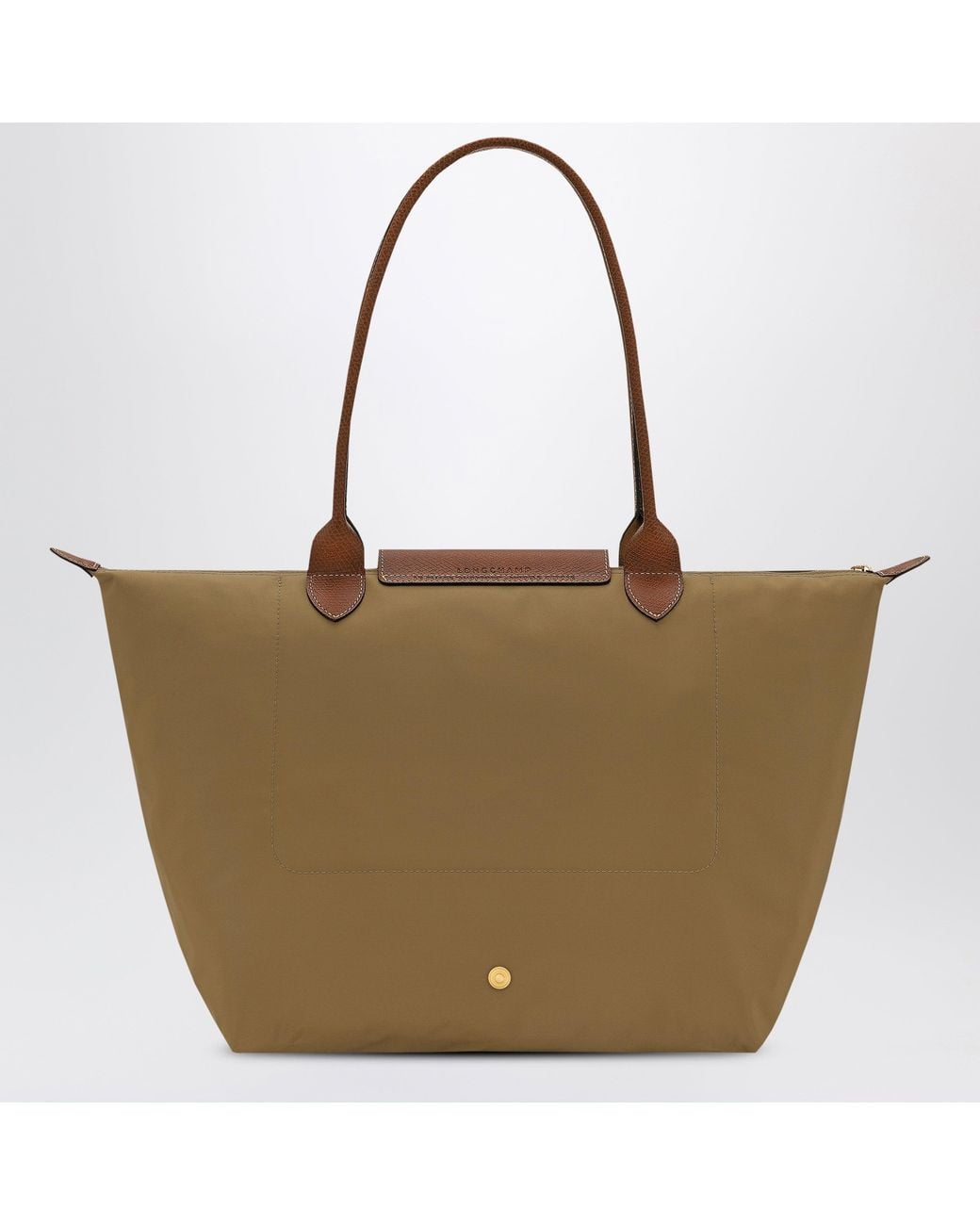 Longchamp Brown Le Pliage Original L Bag