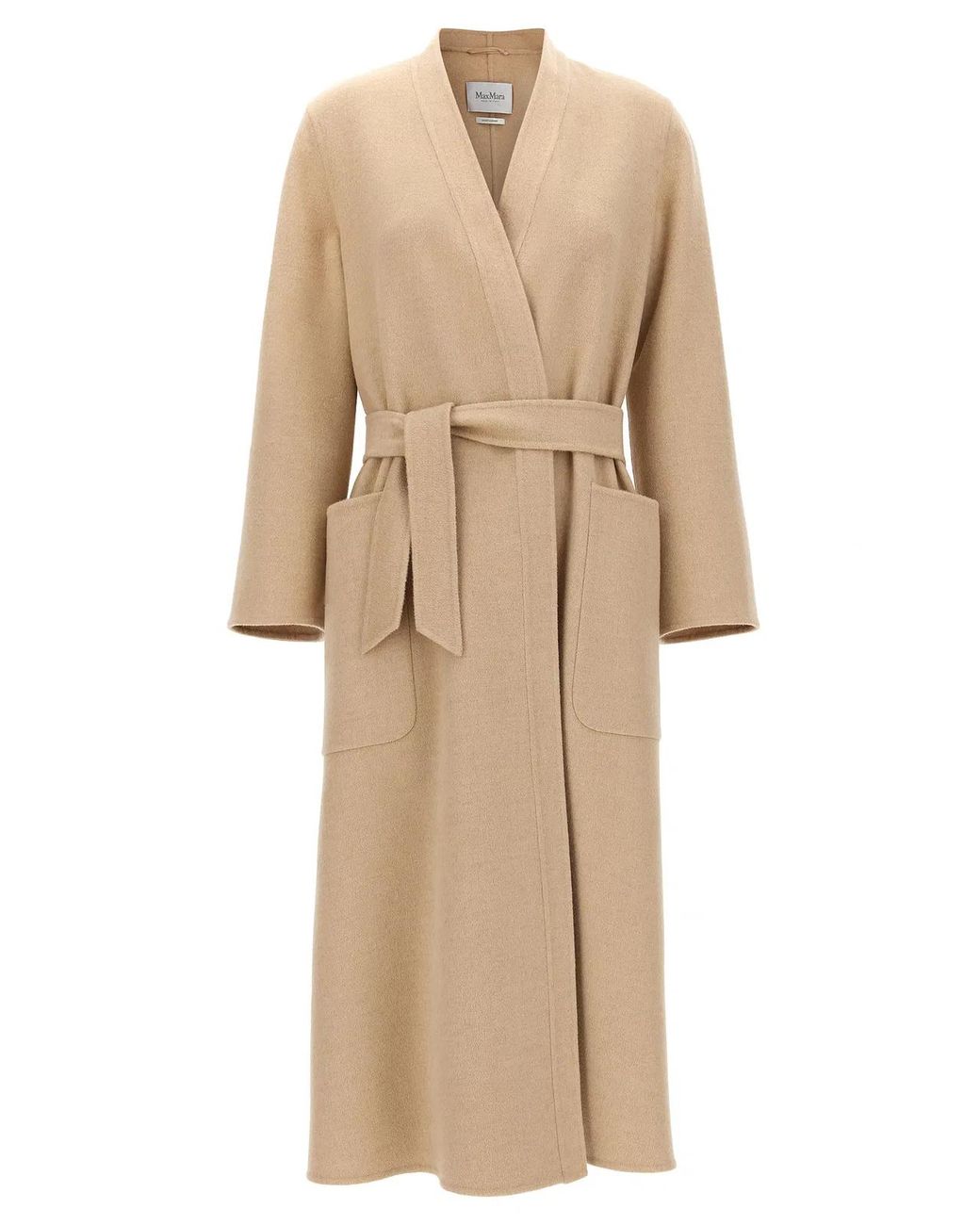 Max Mara Natural 'Vezzoso' Coat