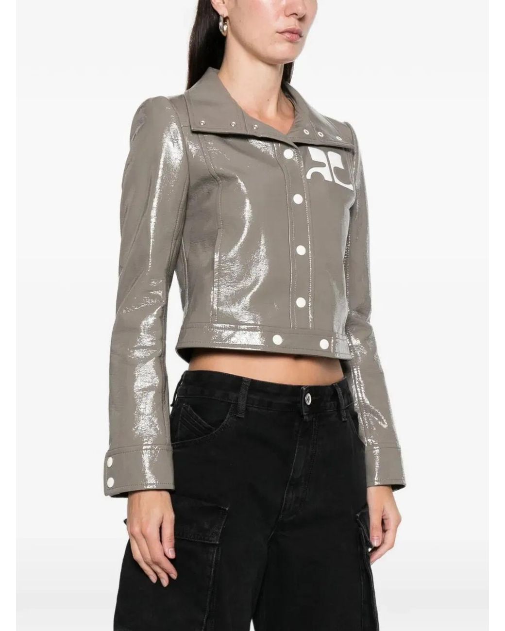 Courreges Metallic Courregès Reedition Vinyl Jacket