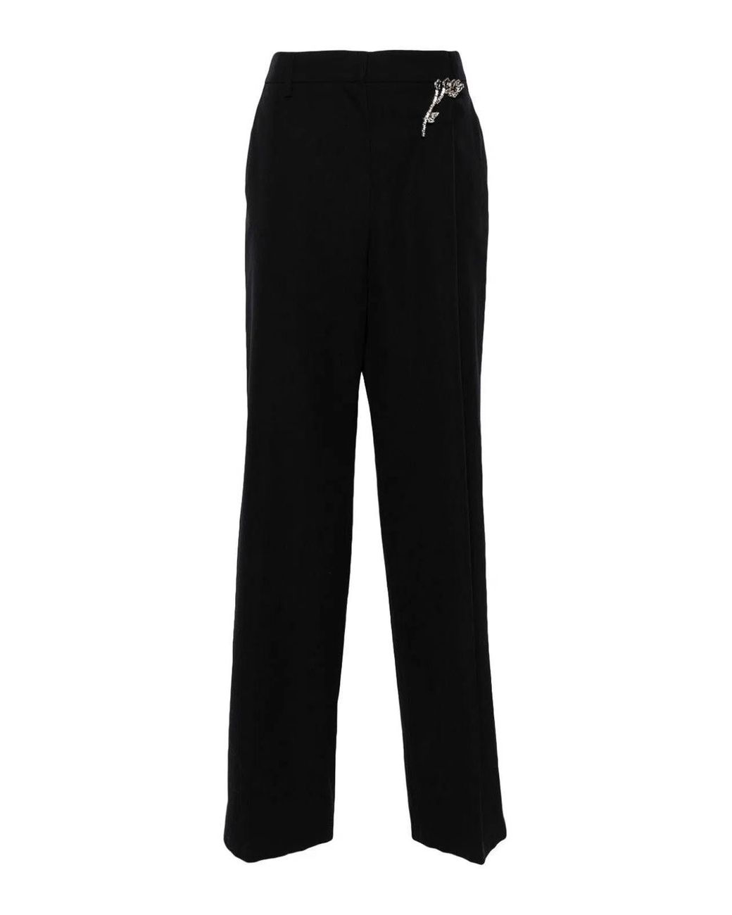 Prada Black Light Glass Brass Pants