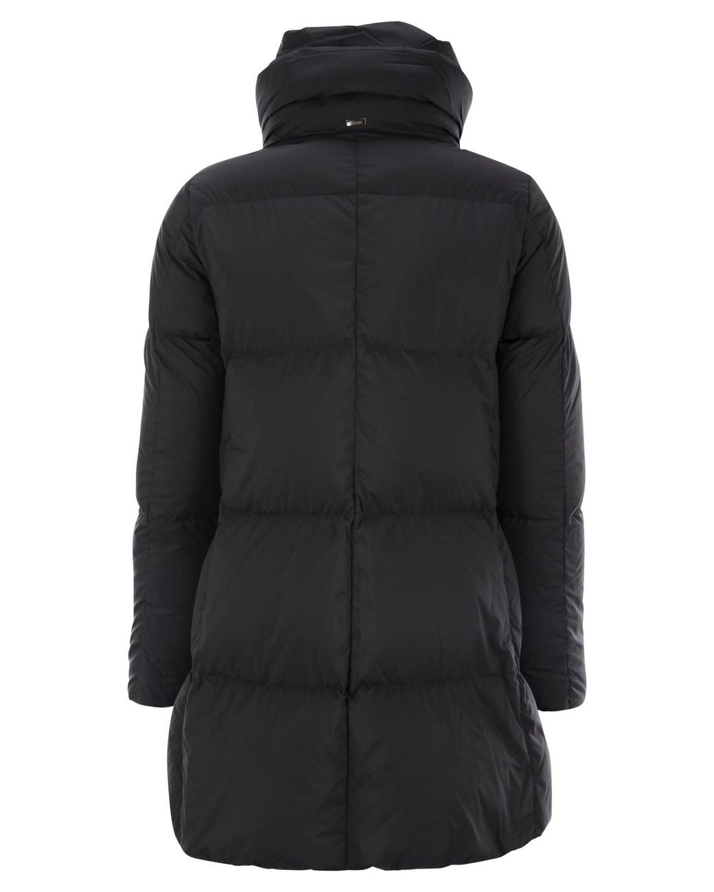 Herno Black Nylon Duvet Jacket