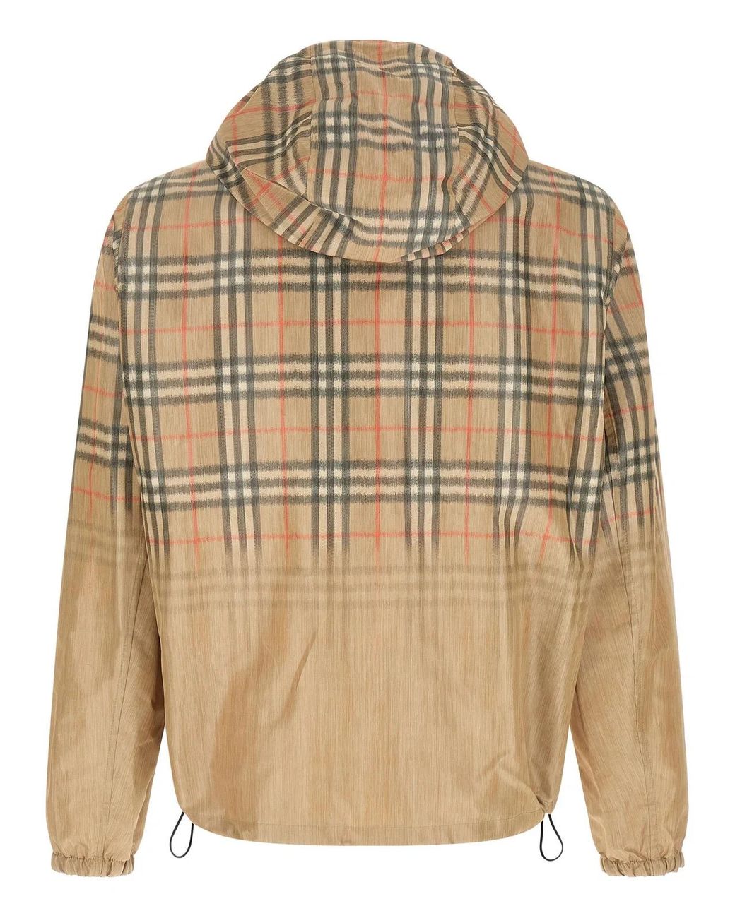 Burberry Natural Check Hood Jacket for men