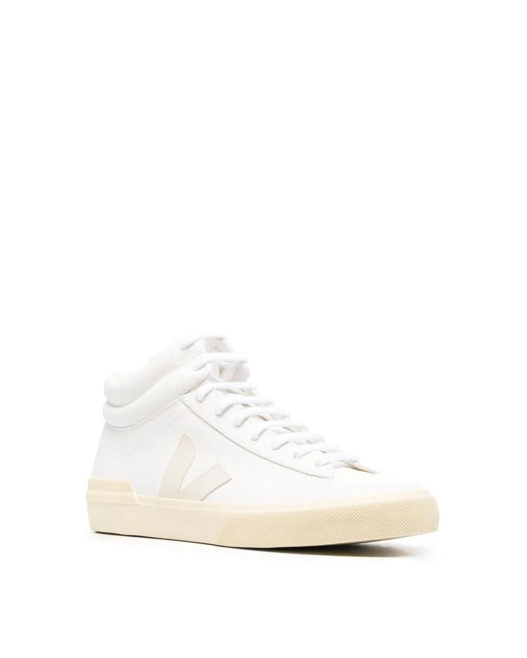 Veja White Minotaur Leather Sneakers