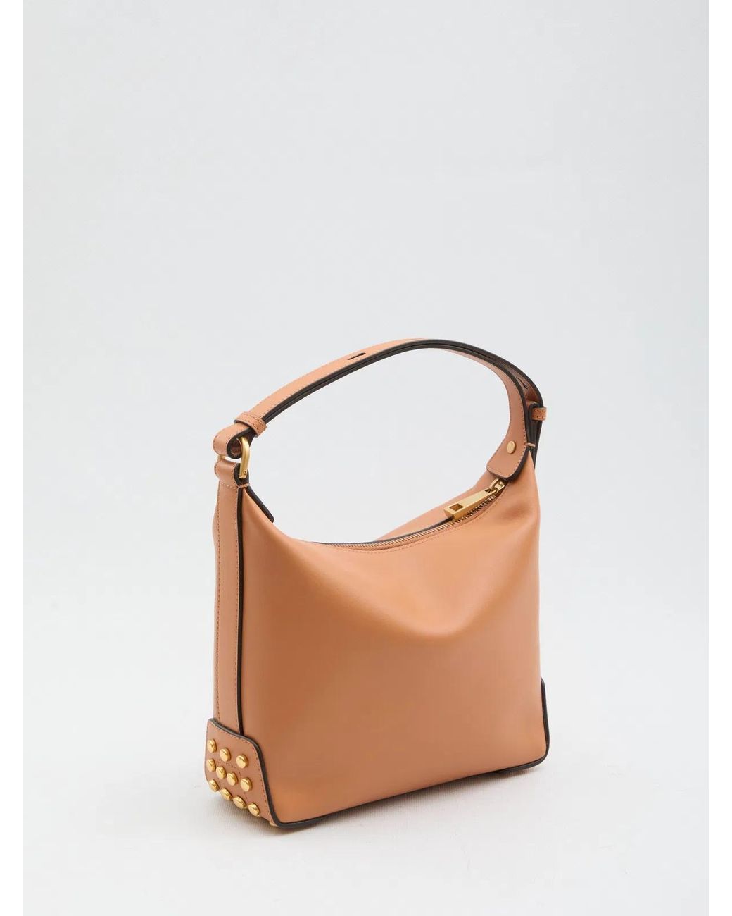 Tod's Brown Mini Bag Metal Dots