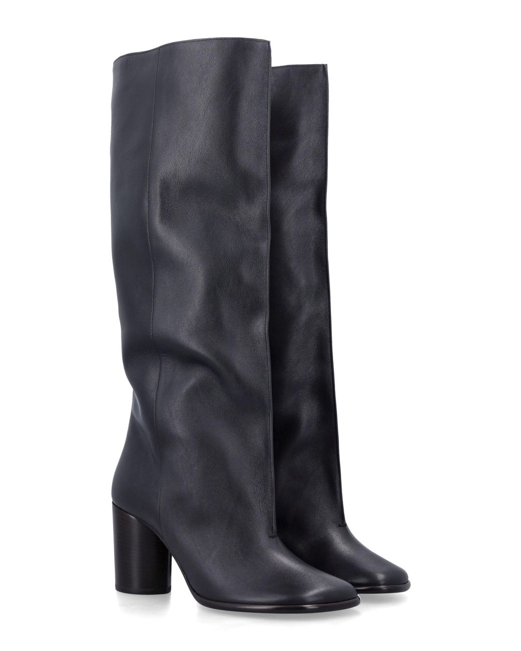 Lemaire Blue Crease Sleeve Boots