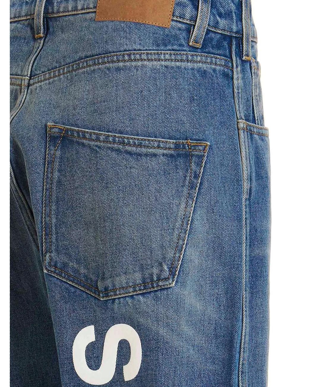 1989 STUDIO Blue 'Graphic' Jeans for men
