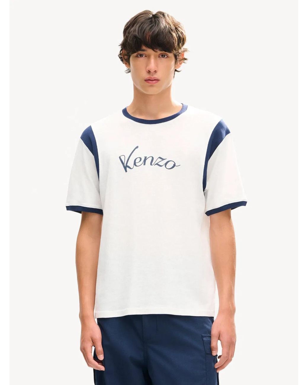 KENZO Blue T-Shirt for men