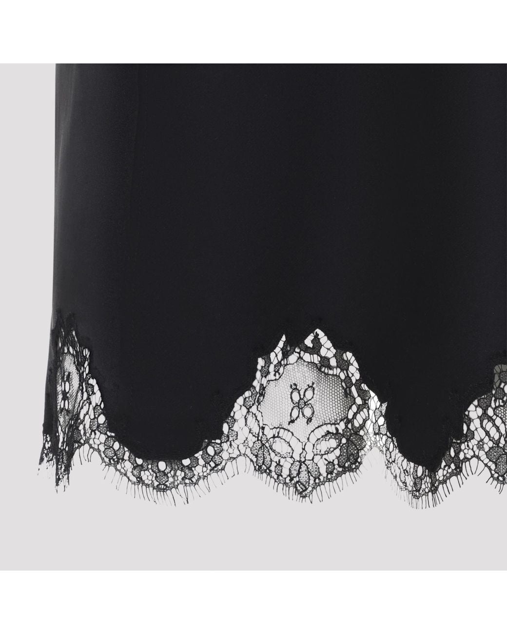 Carven Black Liengerie Top