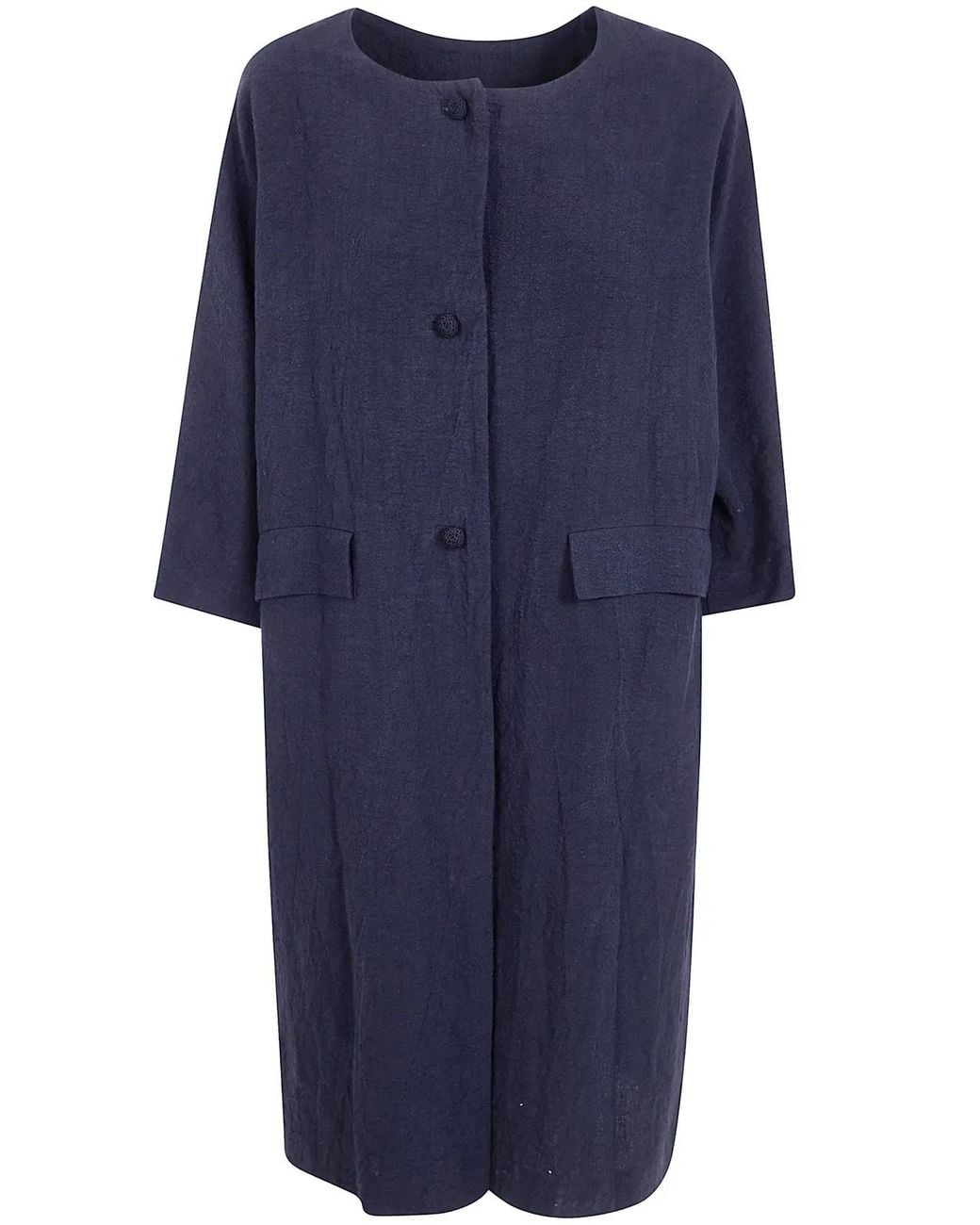 Daniela Gregis Blue "Tartaruga" Coat