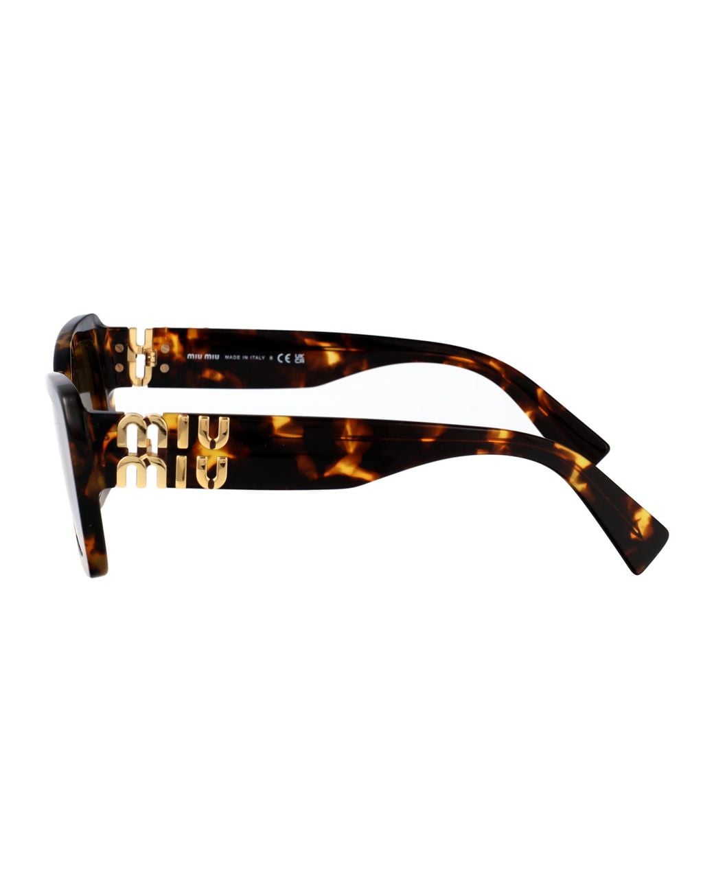 Miu Miu Brown Acetate Sunglasses