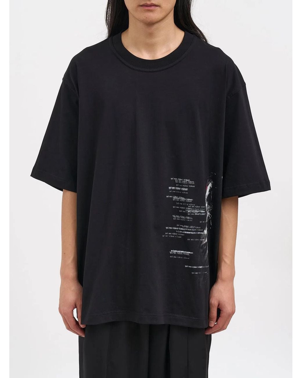 Isabel Benenato Black Cotton Crew Neck T-Shirt for men