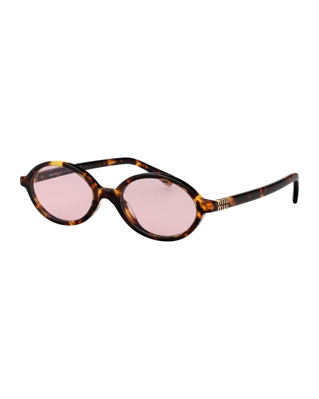 Miu Miu Pink Acetate Sunglasses