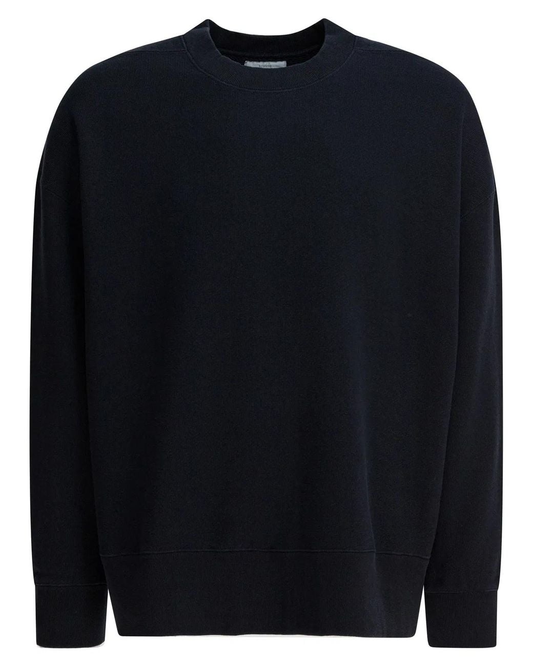 Beams Plus Blue Cotton Sweatshirt for men