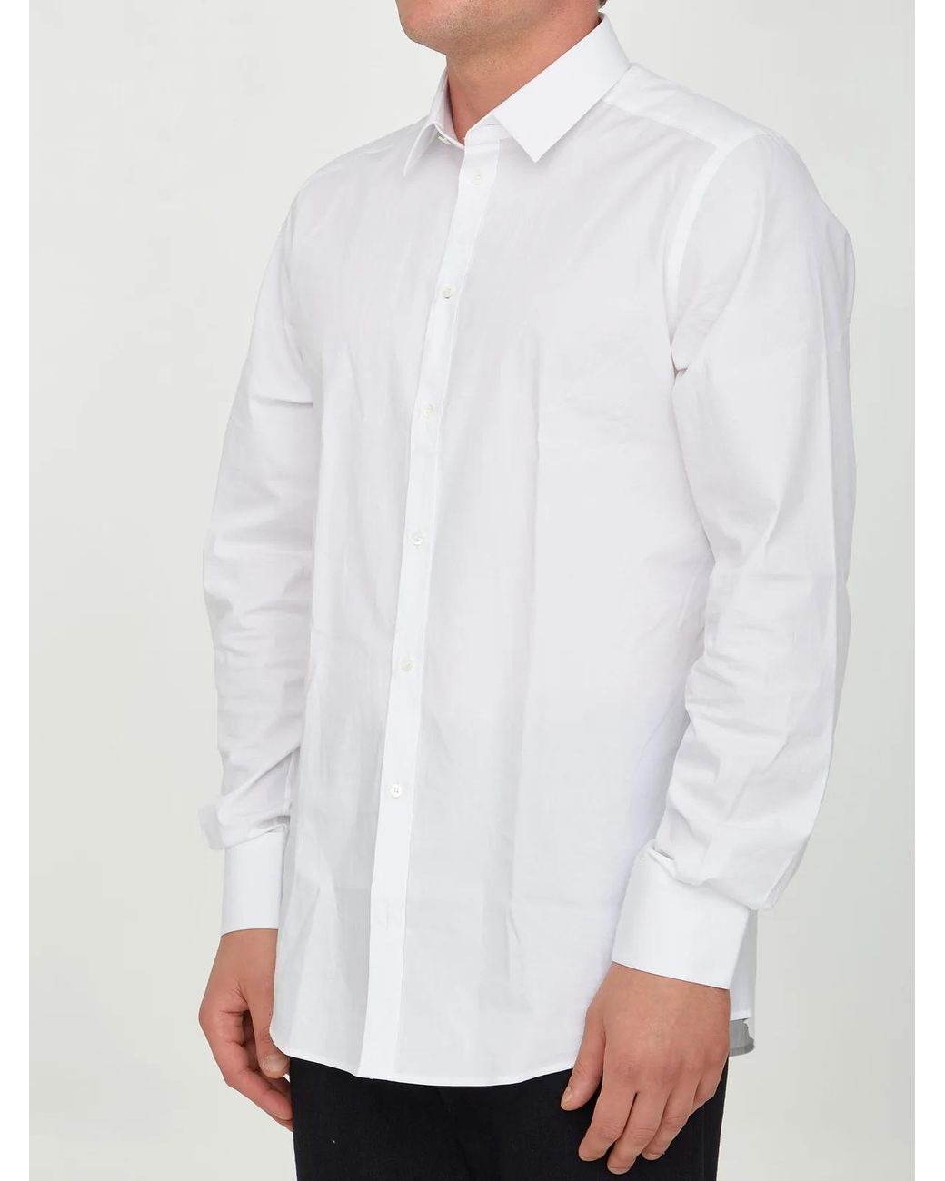 Dolce & Gabbana White Dolce&Gabbana Cotton Shirt for men