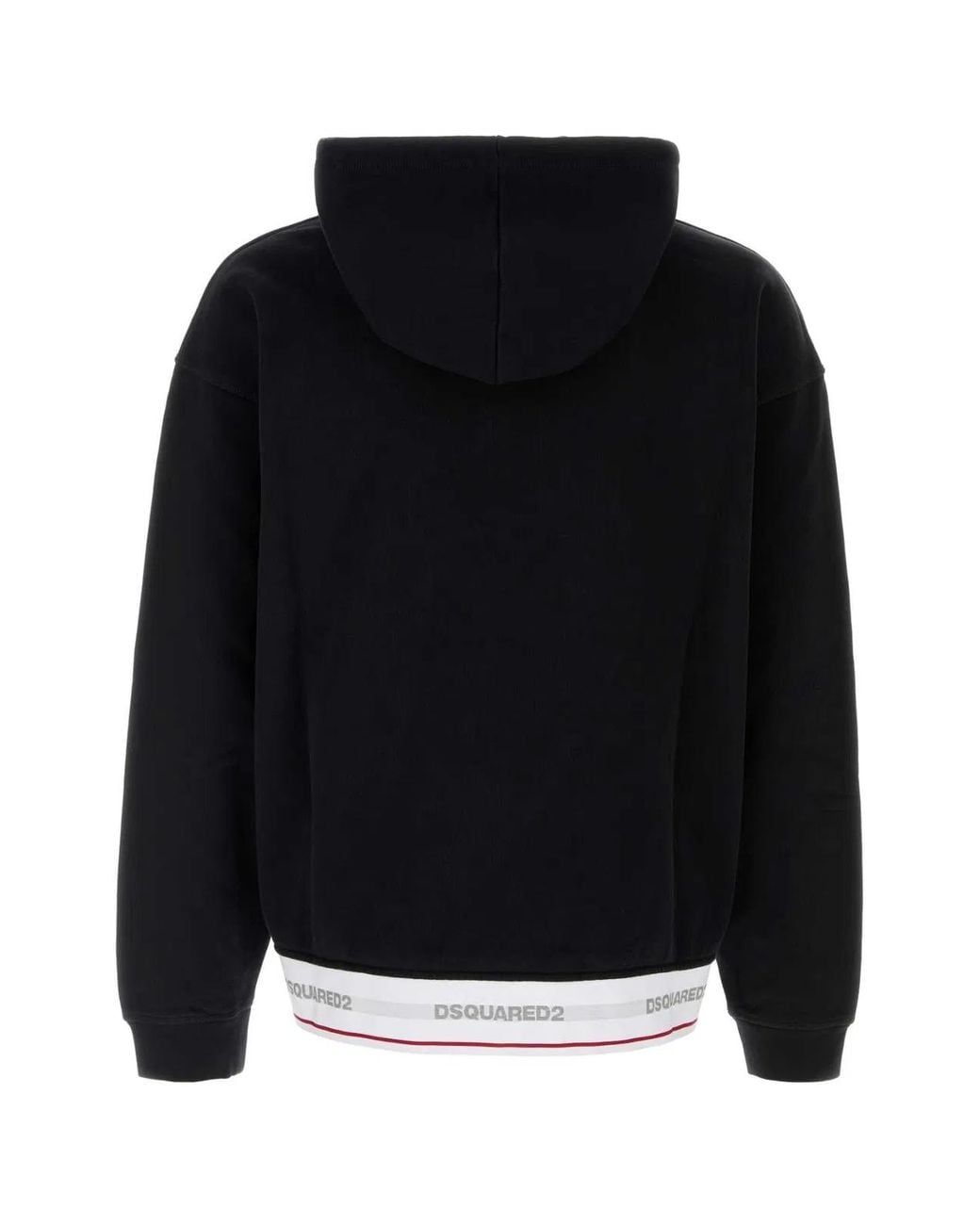 DSquared² Black Relaxed Hoodie for men