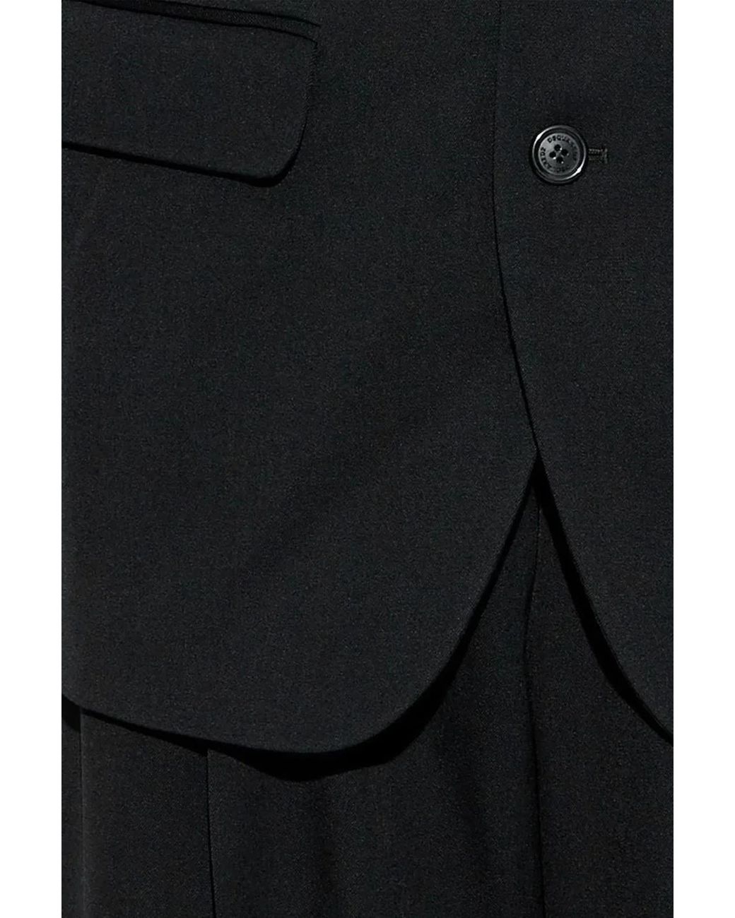 DSquared² Black Jacket+Pants for men