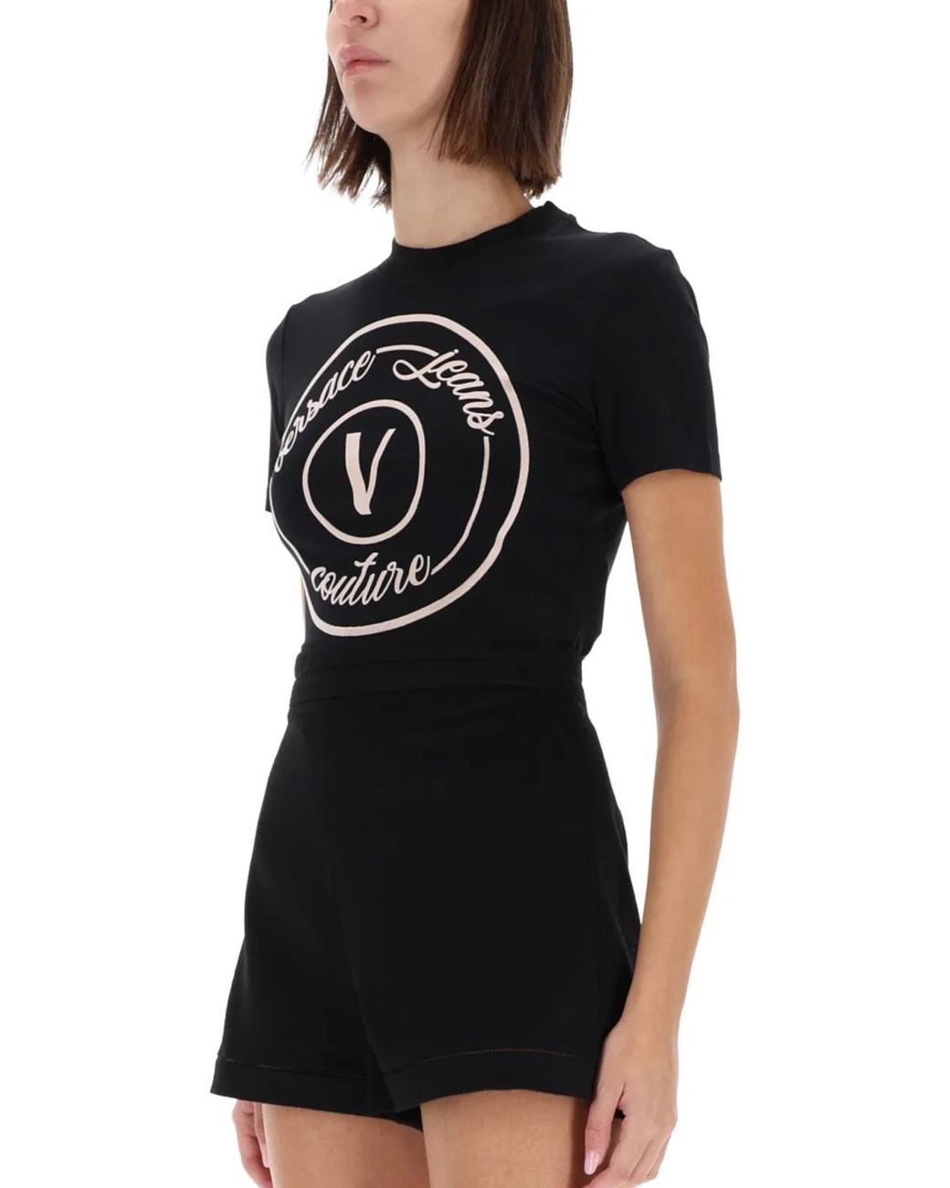 Versace Jeans Couture Black Vemblem Tshirt