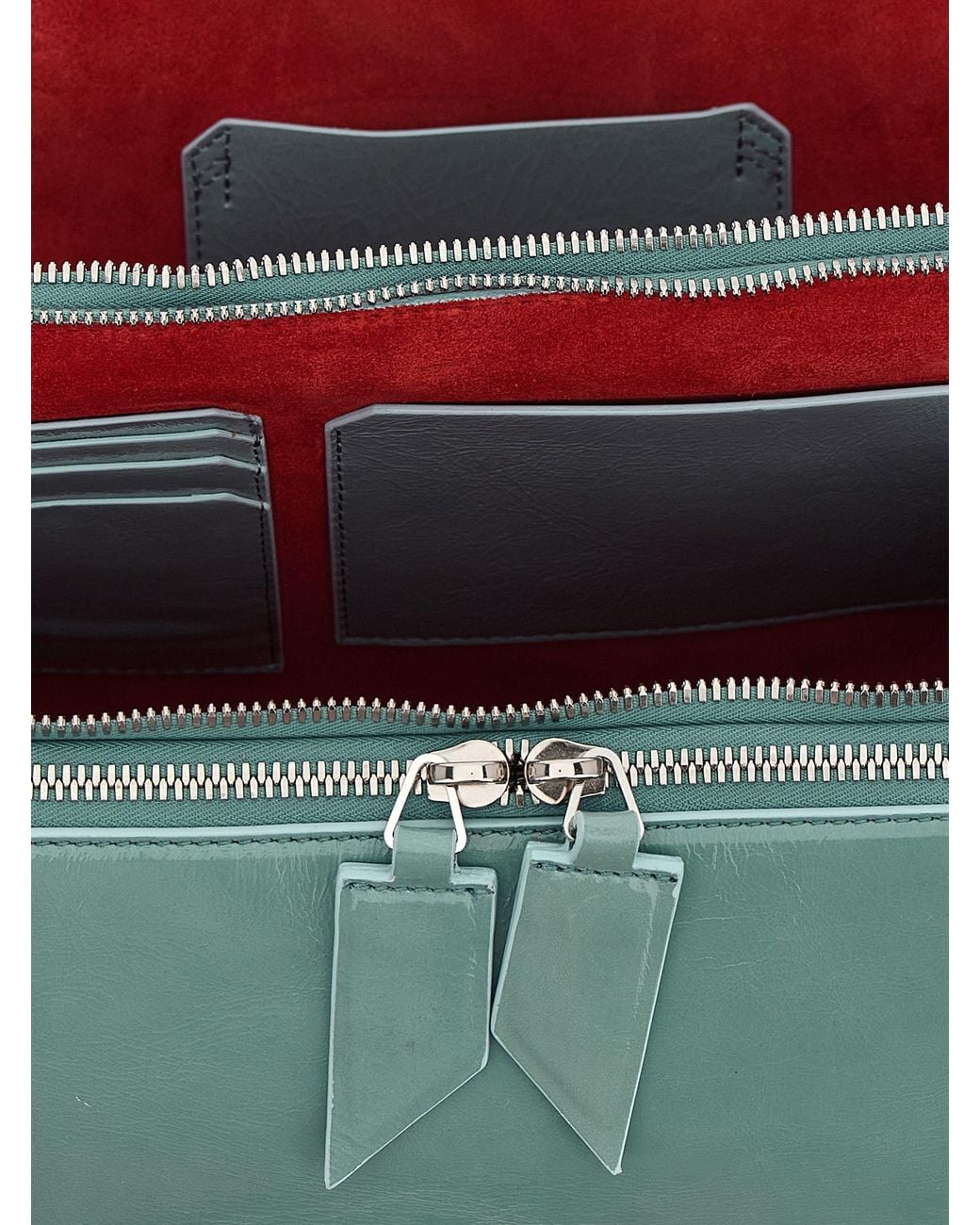 The Attico Green 'L'Altra Di Milano' Shoulder Bag