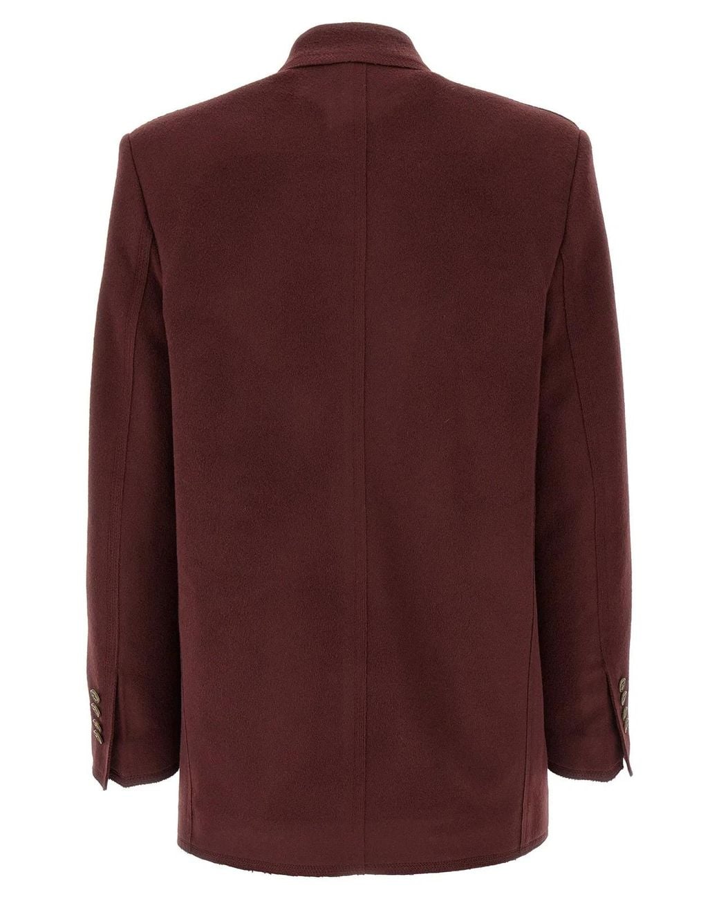 Etro Purple Double-Breasted Blazer