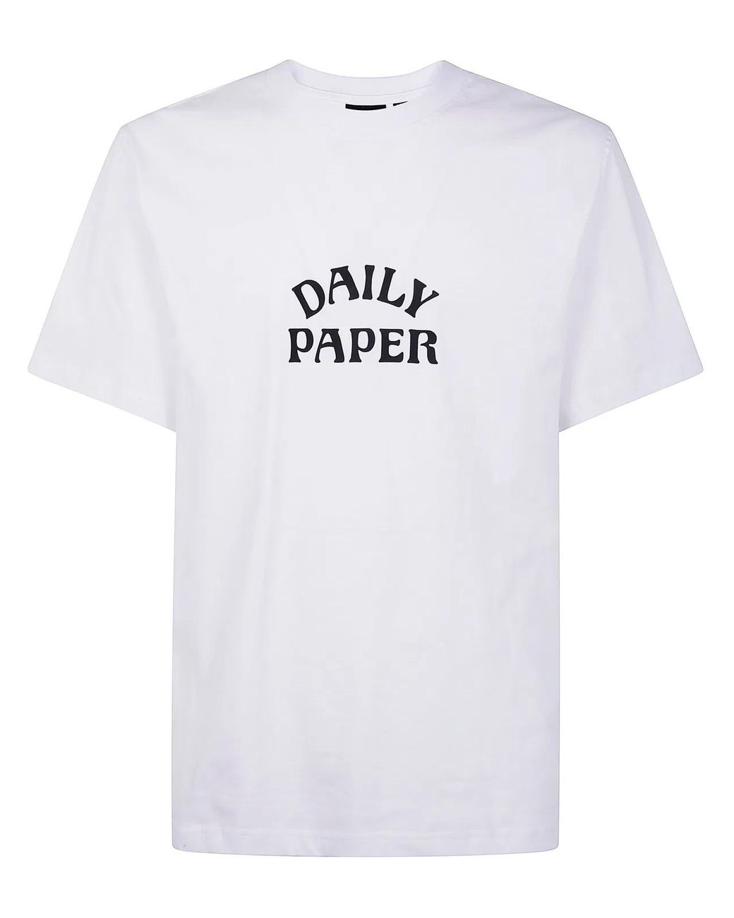 Daily Paper White "Dias" Stacked Ss T-Shirt for men