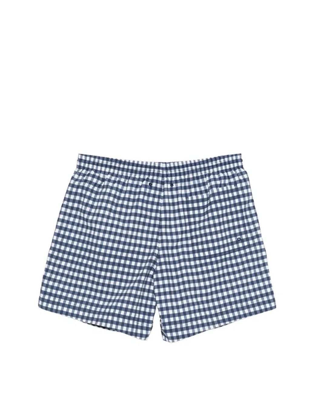 Woolrich Blue Polyamide Shorts for men