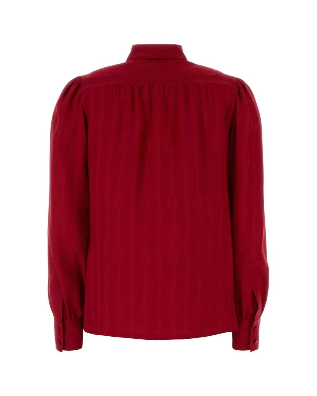 Gucci Red Silk Shirt