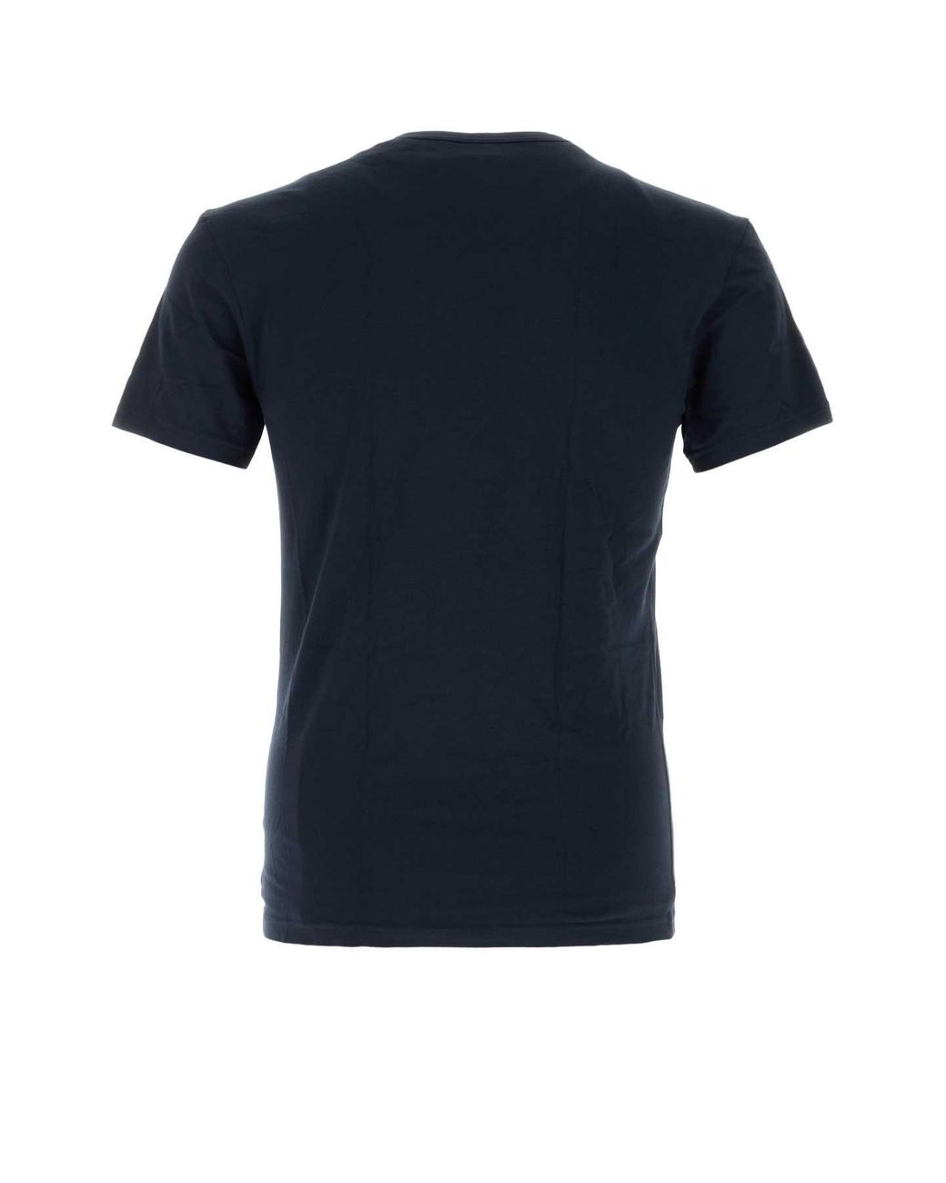 Emporio Armani Blue Stretch Cotton T-Shirt Set for men