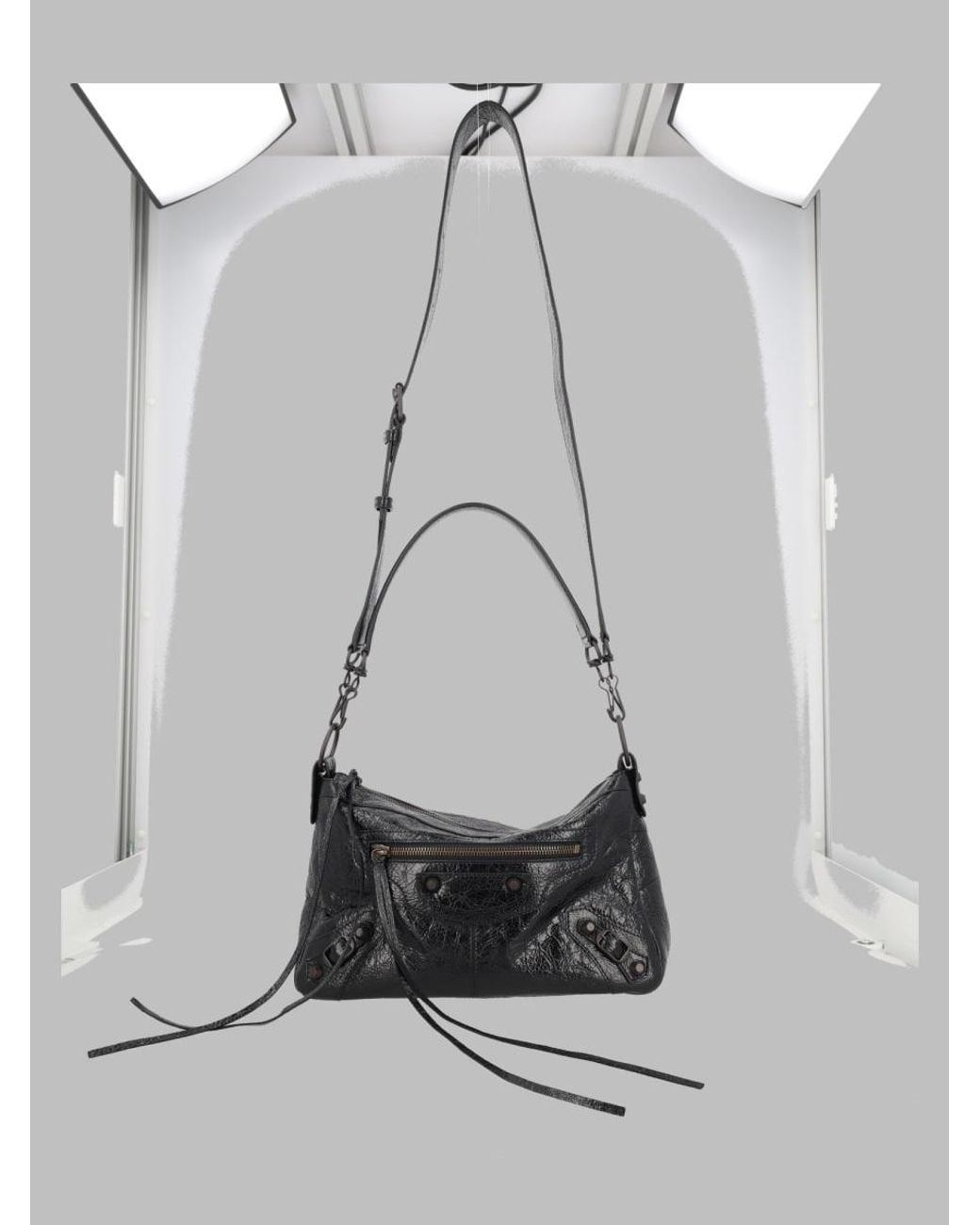 Balenciaga Black Borsa "Le City Moto" Small for men