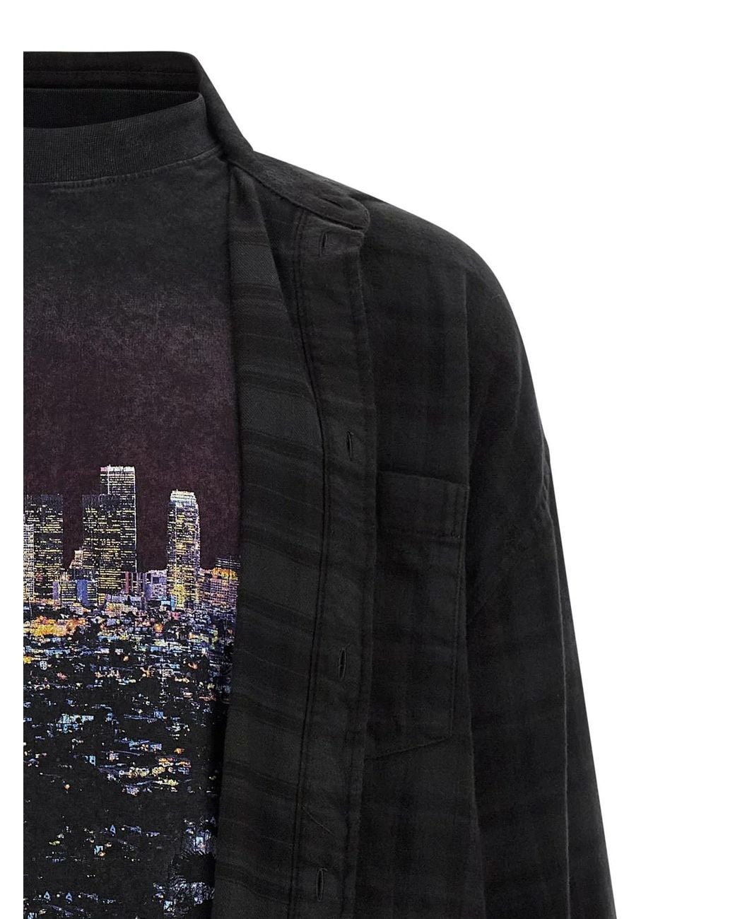 Balenciaga Black T-Shirt for men
