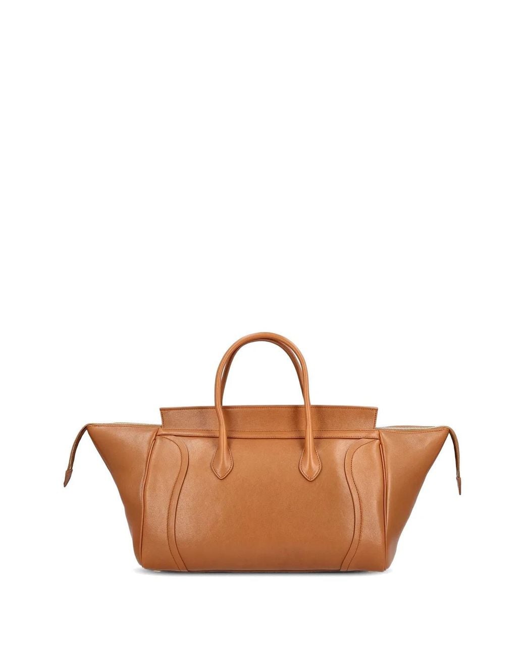 Céline Brown Zip-Fastening Luggage