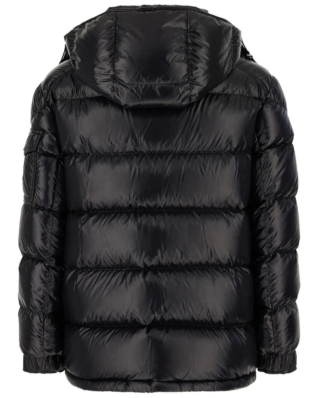Moncler Black Maire Hooded Short Down Jacket
